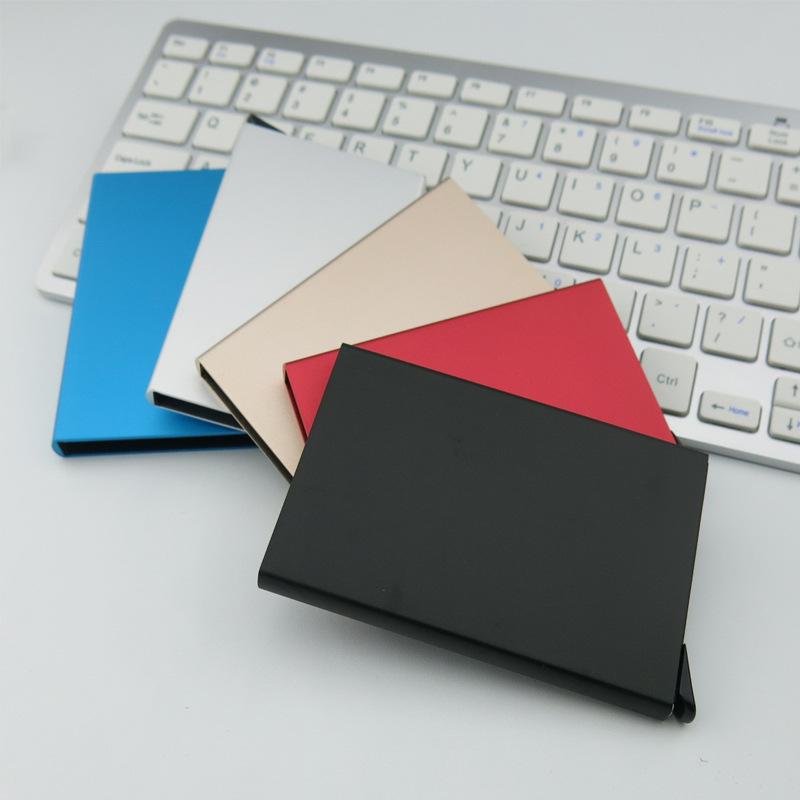RFID Blocking Aluminum Card Wallet - Secure & Stylish Credit, Business & Membership Card Holder