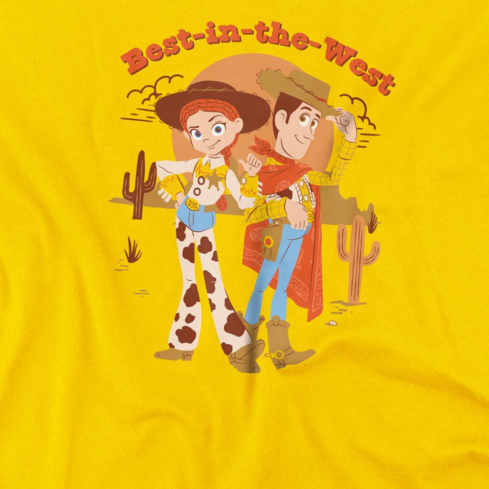 Toy Story 5 Childrens/Kids Best In The West Woody & Jessie T-Shirt