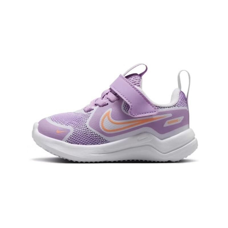 

New Nike Cosmic Runner Anti Slip Wear Resistant Low Top Toddler Shoes Purple Infant And Toddler HM4401-503 23.5