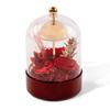 Yunnan Wind Chime Eternal Flower Glass Cover Desk Lamp Bedside Gift Box Ornament Lamp Night Light Bedroom Warm Gift