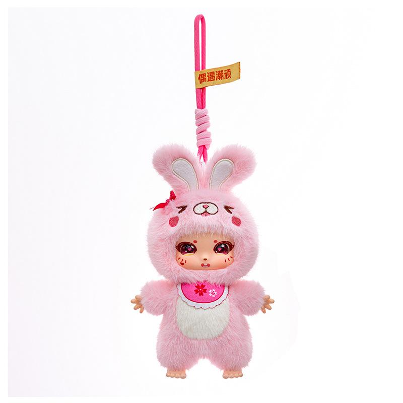 15cm Animal Vinyl Doll Backpack Pendant Stuffed Plush Toy Cartoon Anime Cute Gift