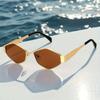 Women's Fashion Polygonal Metal Glasses Men's Retro Glasses Available In Gold Silver Black