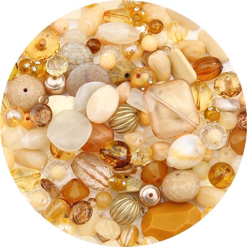 Retro Baroque DIY Acrylic Beads Kit: Handmade Necklace & Bracelet Jewelry Accessories