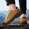 Men Casual Sneakers Shoes Anti-slip Low-top Outdoor Sports Shoes Men Lace-up Flat Comfortable Soft Breathable Hiking Shoes men