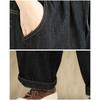 DIMANAF 2025 New Autumn Women Jeans Elastic Waist Denim Pants Loose Trousers Big Size Casual Cotton Vintage