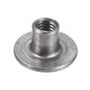 30Pcs M6 M8 Tee Nut Carbon Steel Round Base Flange Insert Nut Through Hole 6-20mm Height T-Shaped Weld Nut