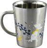 Moomin Christmas Stainless Moomin Perfect Gift for Birthday Made in Teal Double-Sided Mug/Tumbler, Steel, 360ml, "First Snow" Design, Women, Gift,