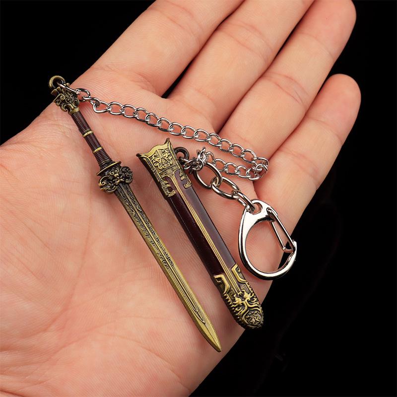 Kaiser Yi Schwert Schlüsselanhänger - Mini Metalllegierung Spielzeug, 9CM