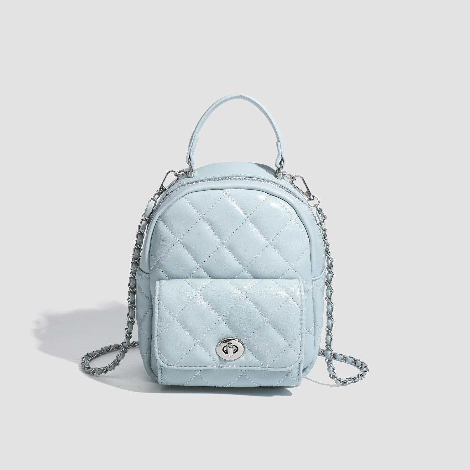 Xiaoxiangfeng Mini Schoolbag Female Cute Exquisite Backpack College Style Commuter Backpack синий