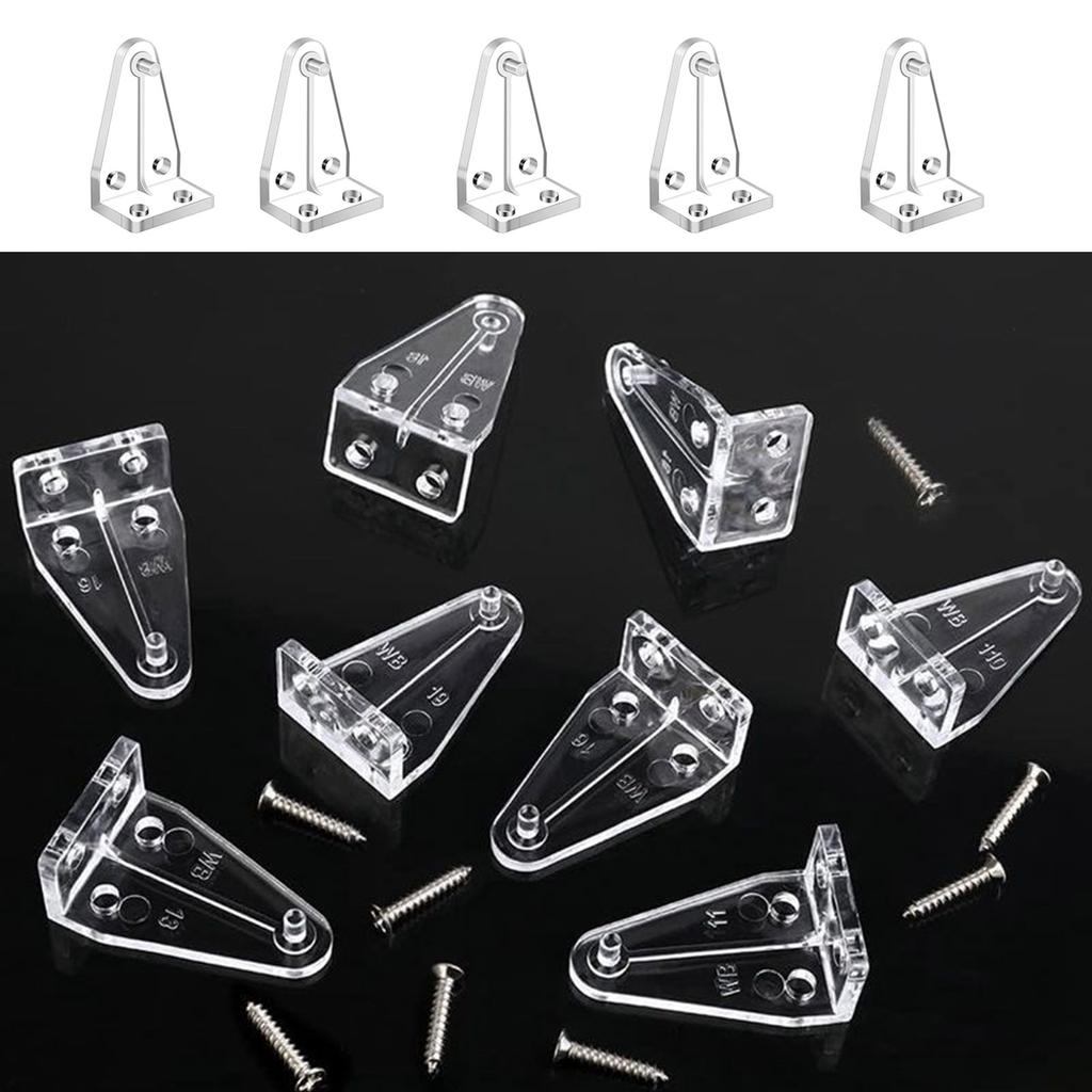 12/24Pcs Blinds Bottom Rails Holders Clips Blind Hold Down Brackets Positioning Hook with Screws for Easy Installation