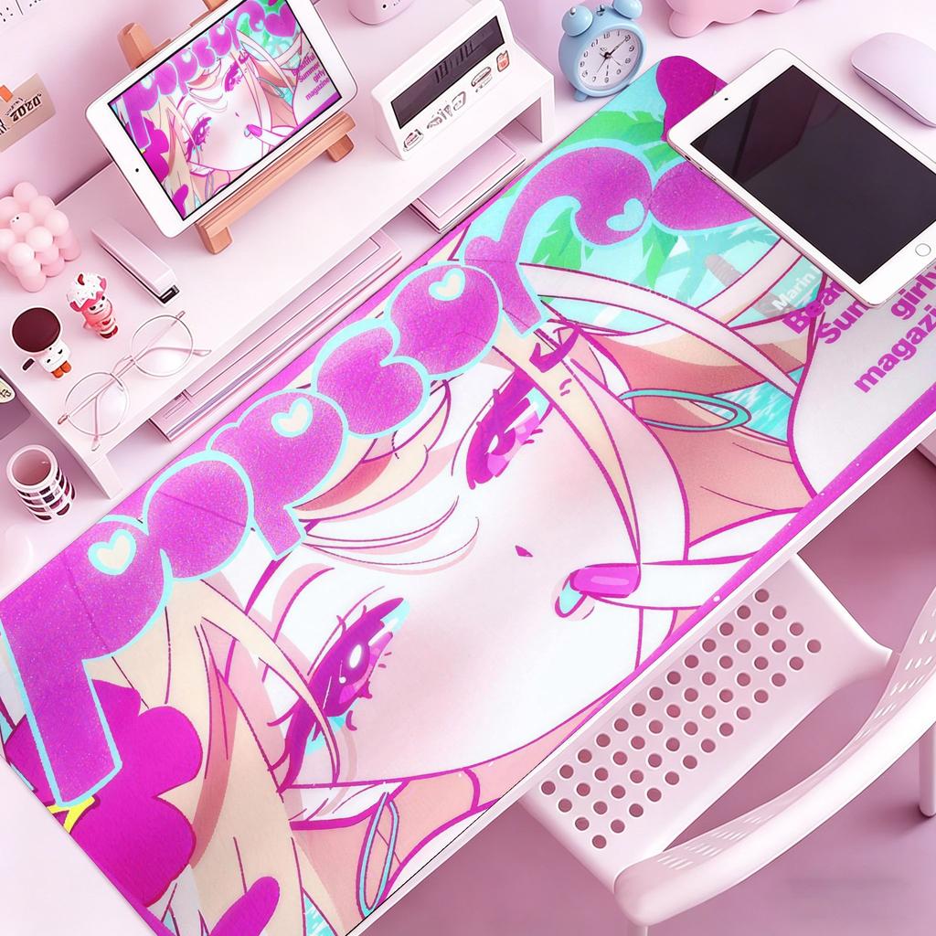 Carino Anime Kitagawa Marin MMy DressUp Darling Tappetino Mouse Grande Tappetino Mouse Gaming con Bordi Cuciti Tappetino Scrivania Spesso PC