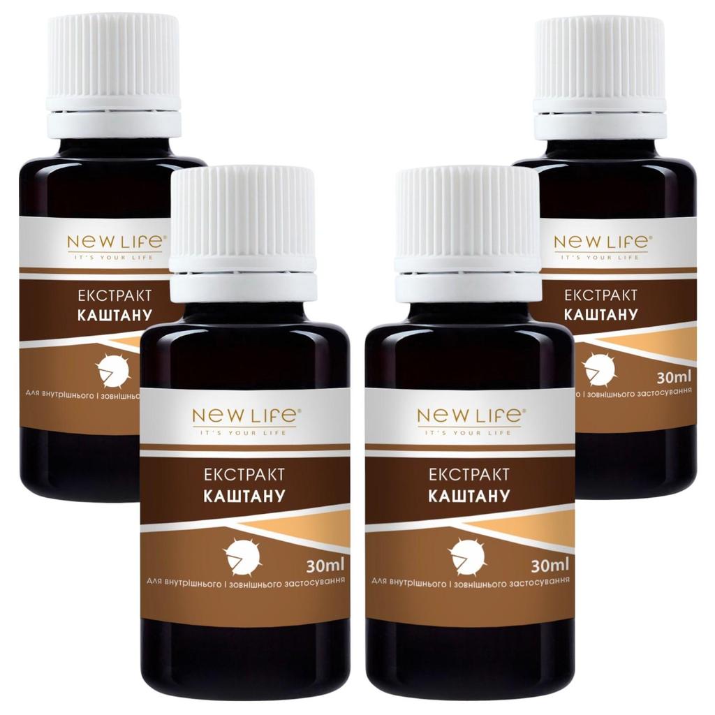 Chestnut Extract Tincture Herbal Liquid Supplement Dietary New Life