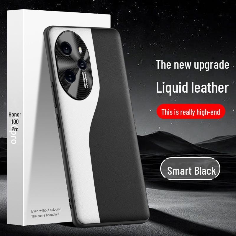 

Чехол Honor 100pro Liquid Leather — защищает и добавляет стиль — конструкция, защищающая от падения — возможна доставка поштучно Honor 100Pro