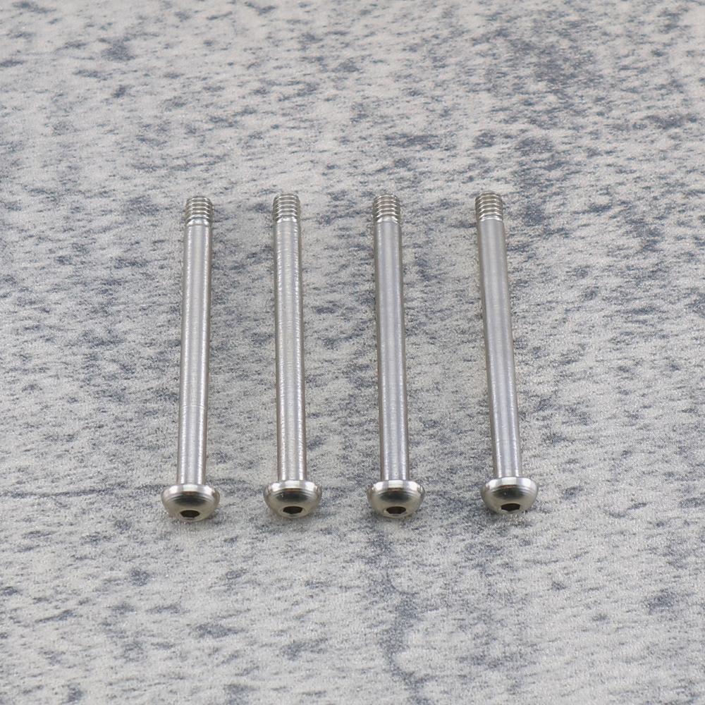 RCAWD 4PCS/SET HINGE PIN FRONT UPPER Suspension Arm M4X46MM for Arrma 1/7 1/8 Series Cars Hopups Upgrade Parts