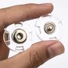 Transparent Plastic Snap Fastener: Mother-Child Invisible Button for Sweater, Coat, Windbreaker Anti-Exposure