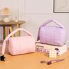 New Cosmetic Bag Portable Portable Large Capacity High Value Candy Color Storage Toilet Bag