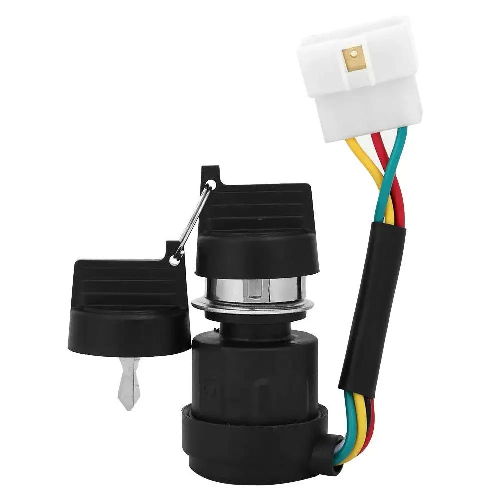 Ignition Key Switch High Quality Control Panel Mounted Ignition Lock Cylinder for 178F/186F Diesel Engine Tiller