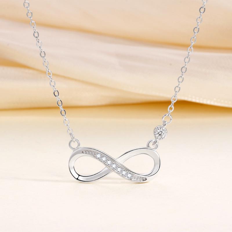 S925 Sterling Silver Mobius Bracelet: Elegant Women s Fashion with European & American Flair, Adorned with Diamonds. 925 Silver