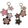 Flower Keychain Purse Embellishment Car Keychain Mobile Phone Strap Fashionable Key Holder for Youthful Women Bags