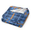 Yellow Tartan Blankets Warm Soft Print Plush Bedding Throws For Child Home Decor Flannel Bedspread Bed Cover