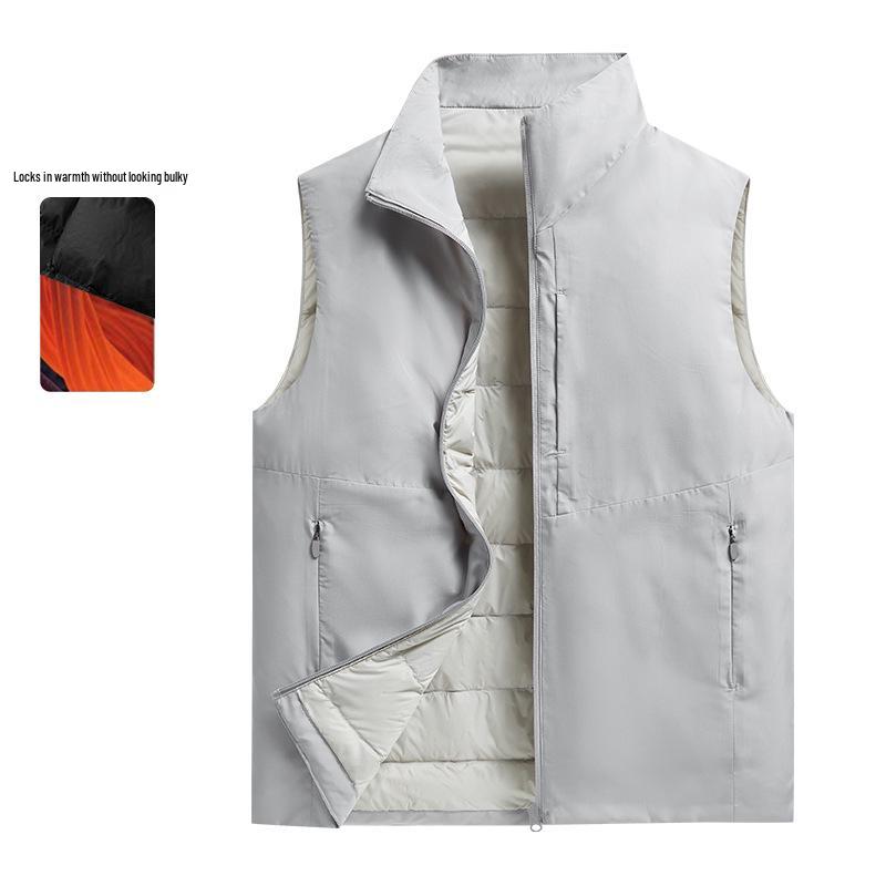 90% Goose Down Windproof Heat-Storing Vest