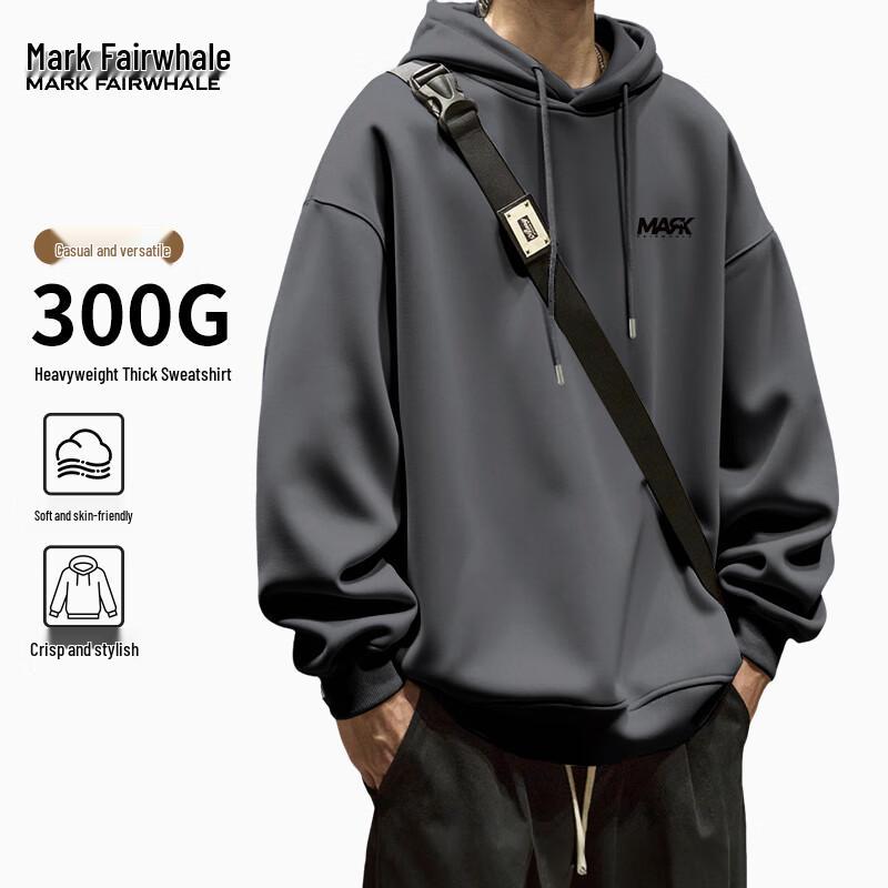 Mark Fairwhale Herren Locker Geschnittenes Kapuzensweatshirt