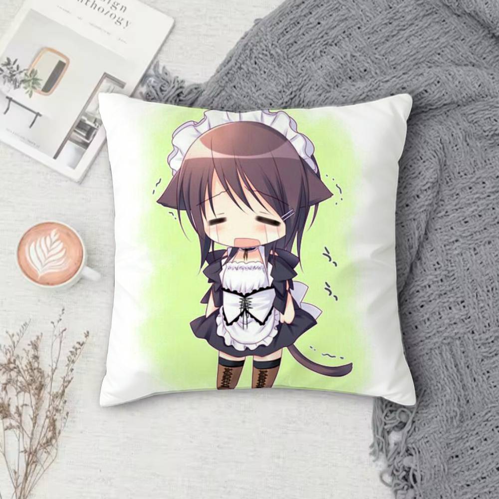 M-Maid Sama Double-Sided Printed Square Decorative Cushion Cover For Sofa Living Room Home Decor