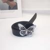 Inlaid Rhinestone Gorgeous Metal Butterfly Buckle Waist Belt For A Vintage Look Inspired