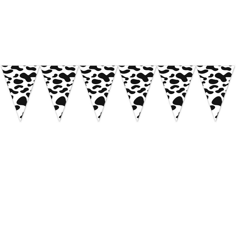 Cross-Border Spotty Cow Theme Kids' Party Supplies: Disposable Tableware, Paper Cups, and Gift Bags