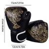 Boxerské rukavice Profesionální Tiger Prodyšné PU Kožené Flame rukavice Sanda Box Muay Thai rukavice Muay Thai Boxerské rukavice