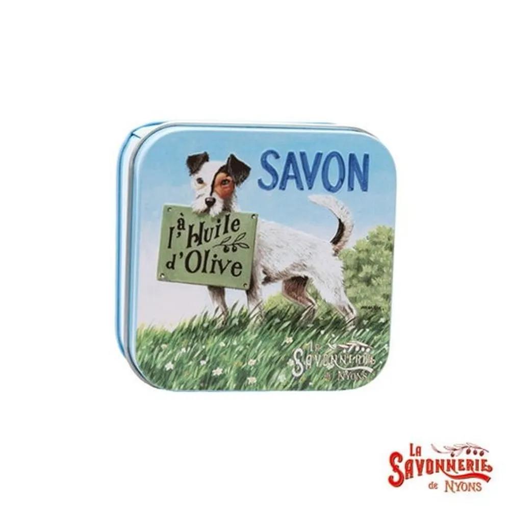La Savonnerie de Nyon Blechdose Seife 100g Rosenduft