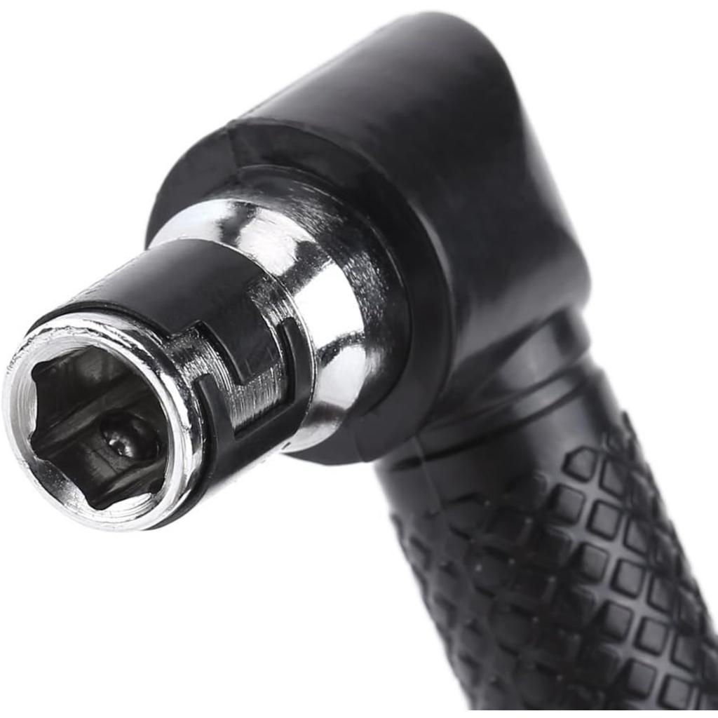 Hex Socket Wrench L-Shape, 1/4 Inch Double Head Wrench for Screwdriver Bits Hand Tool