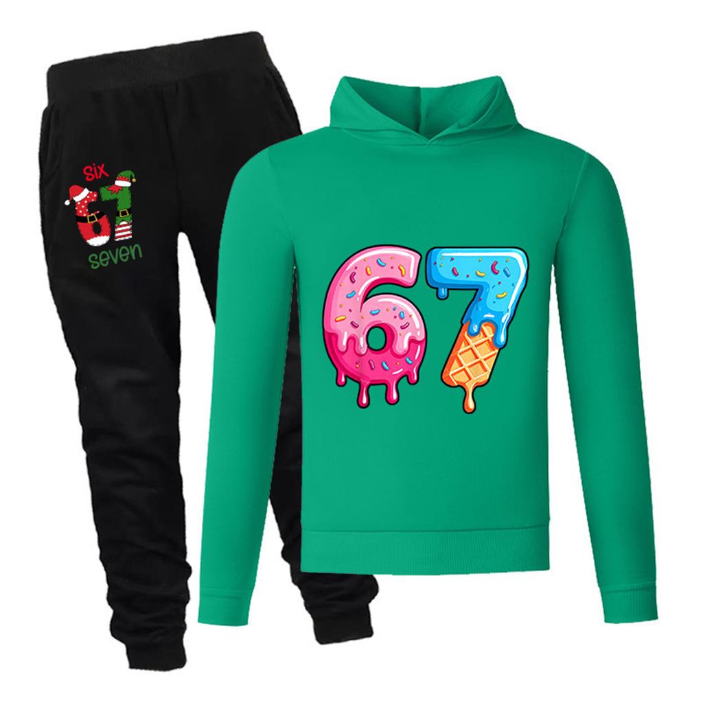 Set aus langärmeligem, locker sitzendem Kinderpullover mit Buchstabenprint