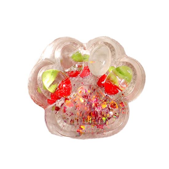 1/5 ks Průhledná kočičí tlapka mačkací hračka na úlevu od stresu Koťátko tlapka štípací senzorická hračka Děti Dospělí Měkká TPR Stresová koule Uklidňující zvířecí dráp Fidget hračka