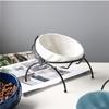 Cat Dog Bowl Ceramic Pet Water Dishes Pet Feeding Bowl Puppy Cat Accessories with Bracket