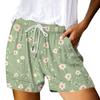 Damen Casual Sommer Elastische Strandshorts Print Casual Shorts
