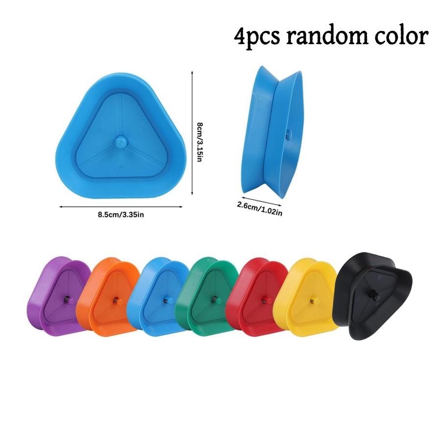 4/6-pack Playing Card Clips with a Grooved Handle for a Comfortable Grip. Suitable for Adults, Seniors, and Children.