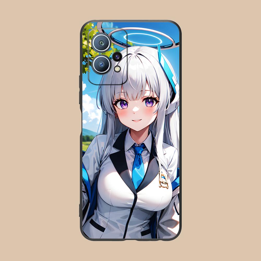 Blue Archive Ushio Noa Phone Case for Huawei P60 P50 P40 P30 P20 P10 P9 P8 Pro Lite Plus Colorful Printing Cover Luxury Cover