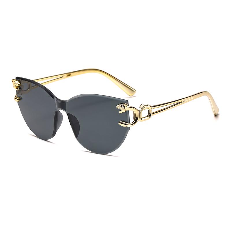 NUOVI Occhiali da Sole Rettangolari Retro Senza Montatura Lenti Graduali Protezione UV Occhiali Accessorio Moda da Esterno