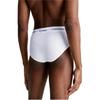 Calvin Klein Letter Waistband Lightweight Breathable Fitted Triangle Underwear Men underwear White U2661G-100