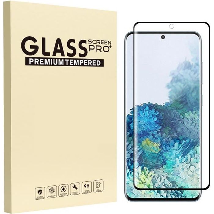Protecteur d'écran - Samsung - Galaxy S20+ - Verre Trempé - Couverture Complète - Antichoc