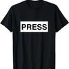 Presse Reporter Medien Journalist Aktuelle Nachrichten Blogger T-Shirt