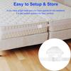 30CM Bed Twin to King Converter Kit Join Beds Seamlessly Bed Gap Filler Adjustable Twin Mattress Connector Twin Bed Conne