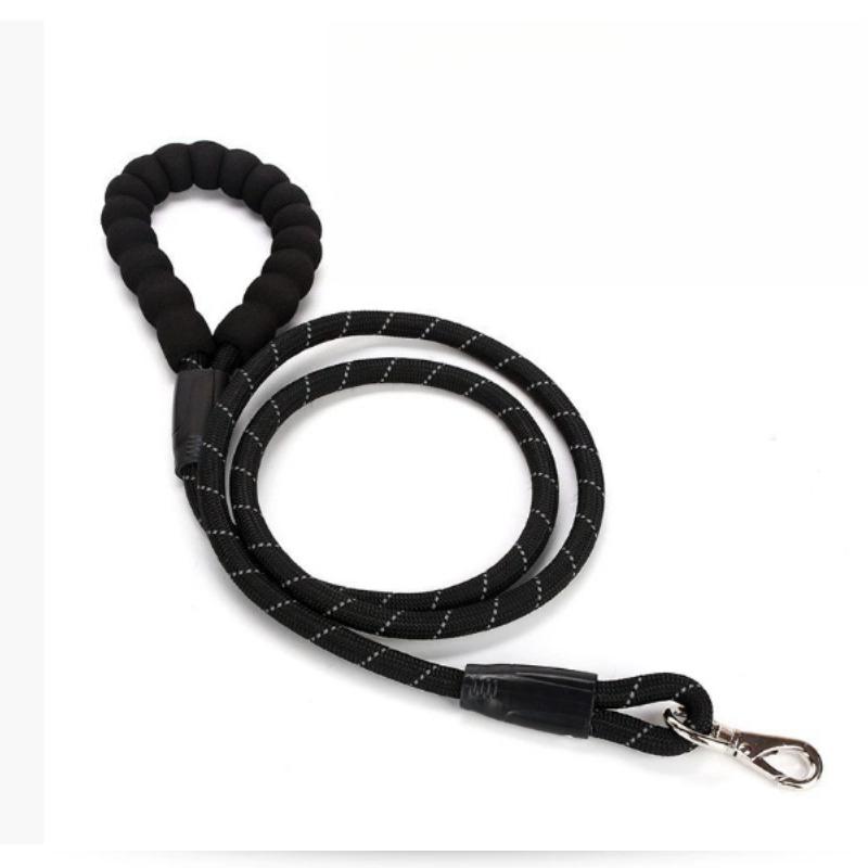 New large dog tactical chest back night reflective vest type pet leash dog supplies dog harness (as the picture,S)