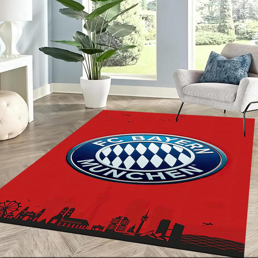 Bayern Munich Football Crest 1 Square Rugs Are a Great Choice for Living Rooms, Bedrooms, Home Décor, and As Gifts