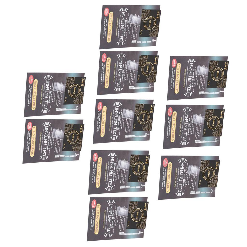 10pcs Mobile Phone Signal Enhancement Stickers Signal Antenna Booster Stickers for Elevators