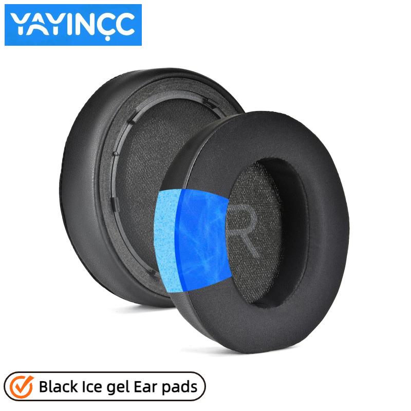 Replacement Head beam cushion /protein leather/Mesh /Ice gel For Anker Space Q45 Gaming Headset Earmuffs repair parts