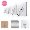 10Pcs Transparent Strong Self Adhesive Door Wall Hangers Hooks Suction Heavy Load Rack Cup Sucker for Kitchen Bathroom