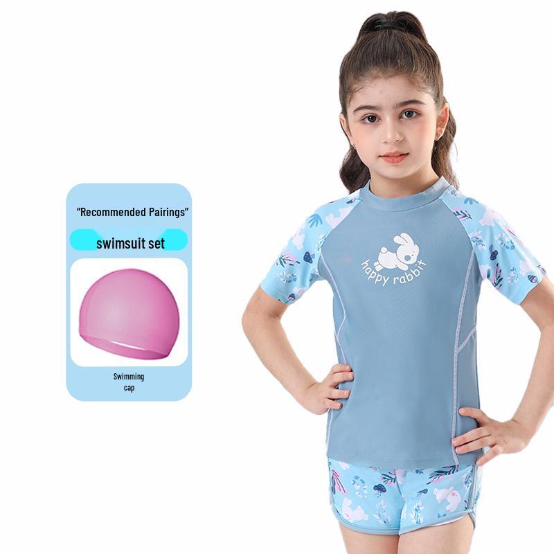 2024 Girls' Quick-Dry Two-Piece Swimsuit - Available In Small, Medium, Large Sizes