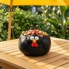 Controsoffitto Cucina Rustico Portaoggetti Ciotola Pollo Divertente a Forma di Gallina Salvaspazio Piatto da Portata Stile Cesto Uova Ceramica per Uova Fresche Cesto Decorativo